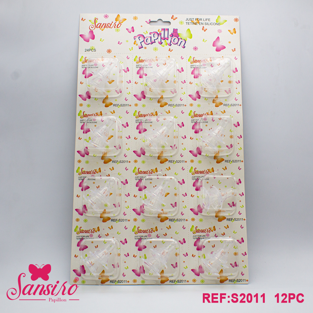 tétine standard en silicone alimentaire.