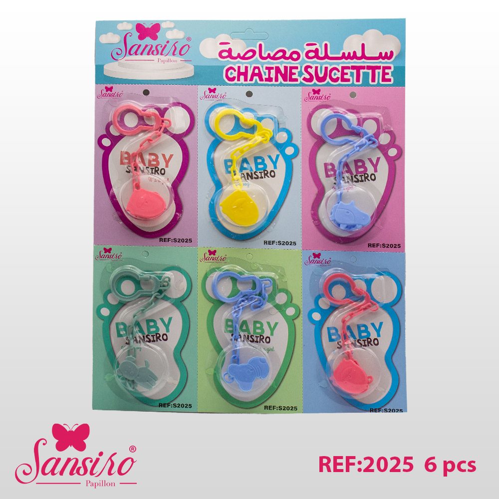 chaine sucette avec clips.